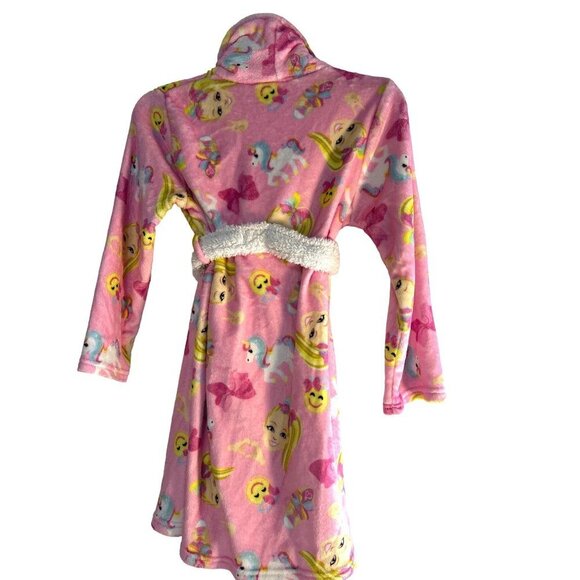 Nickelodeon JoJo Girls Robe Pink Multicolored Size M 7-8 - Picture 2 of 5